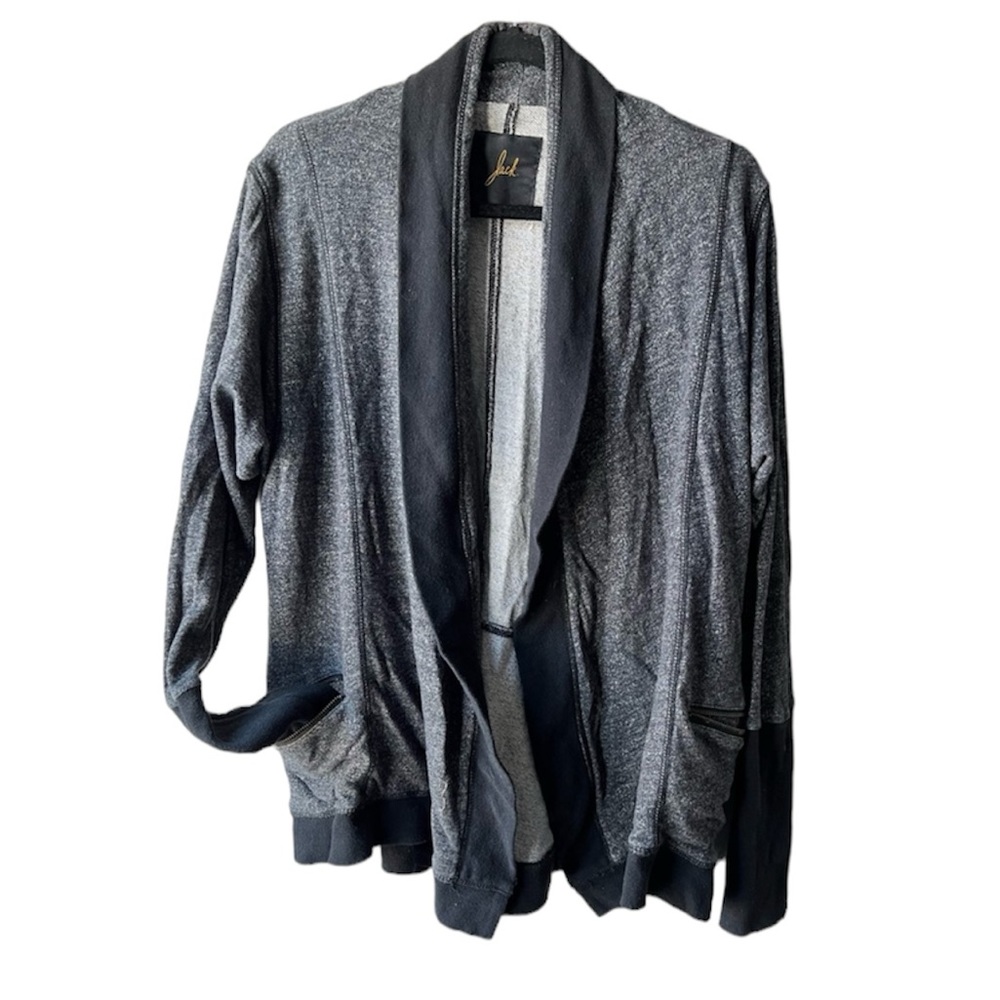 Jack By Bb Dakota Open Wrap Cardigan Black Size large